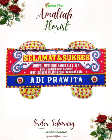 Papan Bunga Ucapan Selamat Langkapura